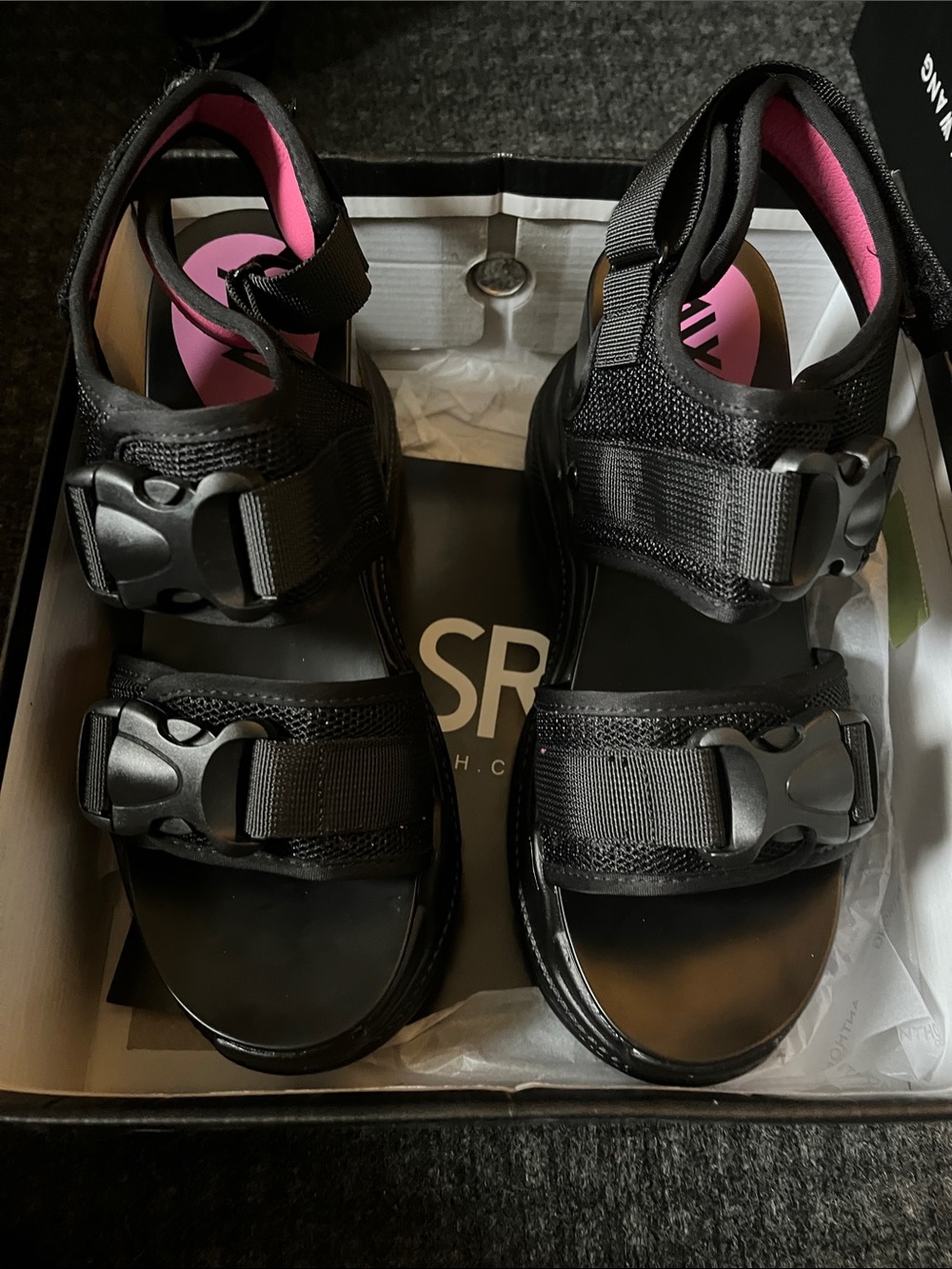 Preowned  Almost New Anthony Wang Collection Sanders High Platform Size 10.